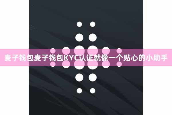 麦子钱包麦子钱包KYC认证就像一个贴心的小助手