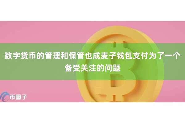 数字货币的管理和保管也成麦子钱包支付为了一个备受关注的问题