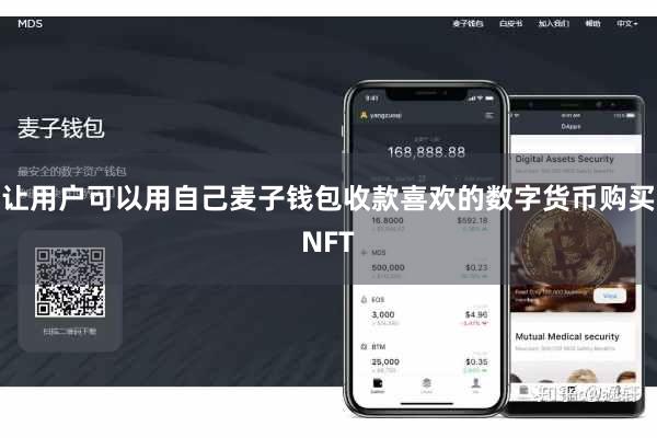 让用户可以用自己麦子钱包收款喜欢的数字货币购买NFT